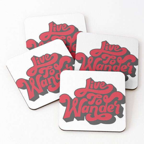 Item preview, Live To Wander Retro Lettering designed and sold by andry01.