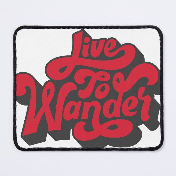 Item preview, Live To Wander Retro Lettering designed and sold by andry01.