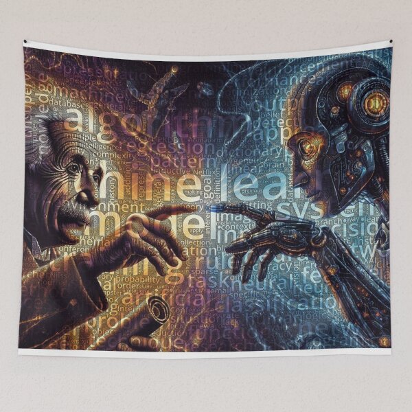 Item preview, Artificial Intelligence Wordcloud designed and sold by Nonipix.