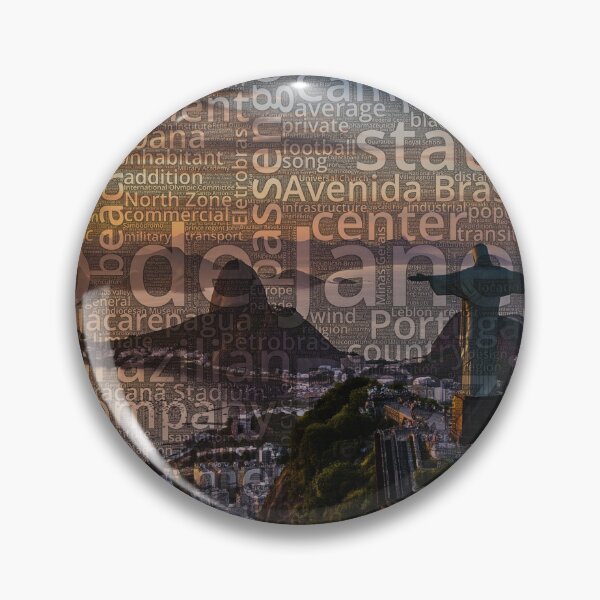 Item preview, Rio de Janeiro Wordcloud designed and sold by Nonipix.
