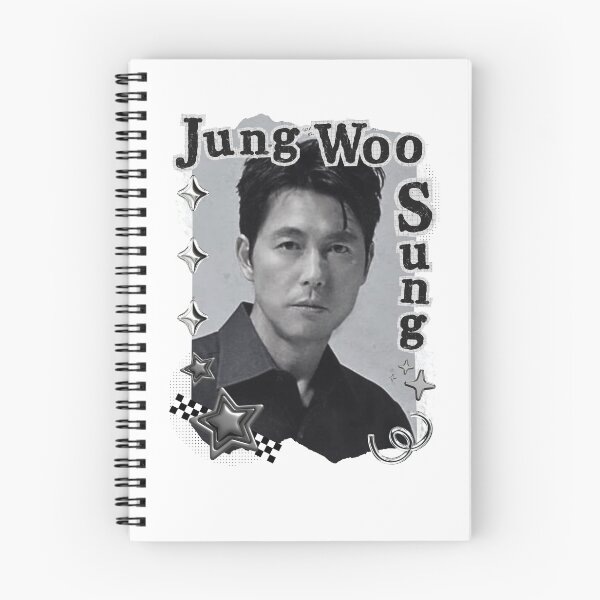 Item preview, Jung Woo-sung  Korean Actor Kdrama Black and White Collage Digital Art Portrait designed and sold by AJUNICE STUDIO.