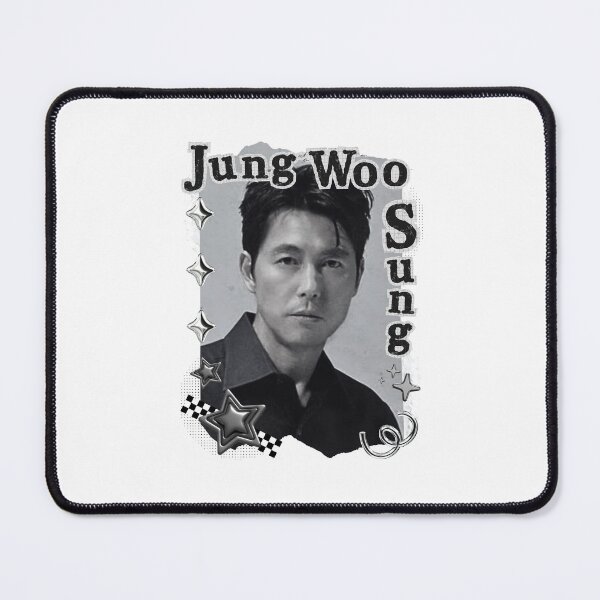 Item preview, Jung Woo-sung Korean Actor Kdrama Black and White Collage Digital Art Portrait designed and sold by AJUNICE STUDIO.