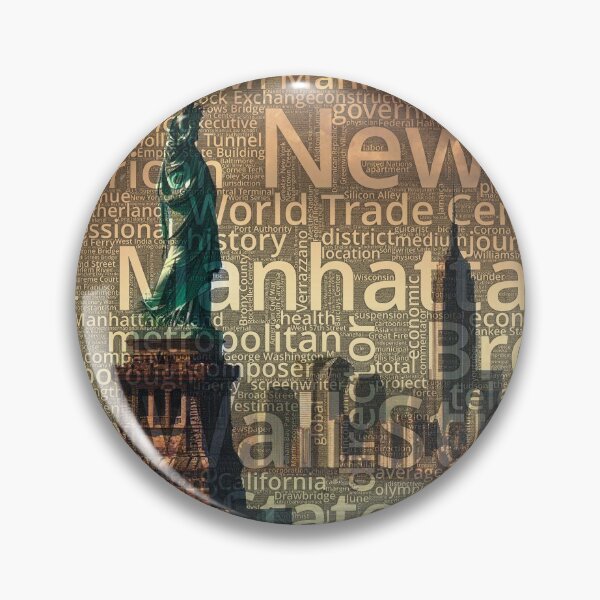Item preview, New York Word Cloud designed and sold by Nonipix.