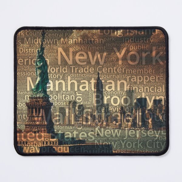 Item preview, New York Word Cloud designed and sold by Nonipix.