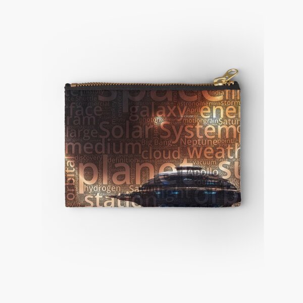 Item preview, Planet with space station Wordcloud designed and sold by Nonipix.