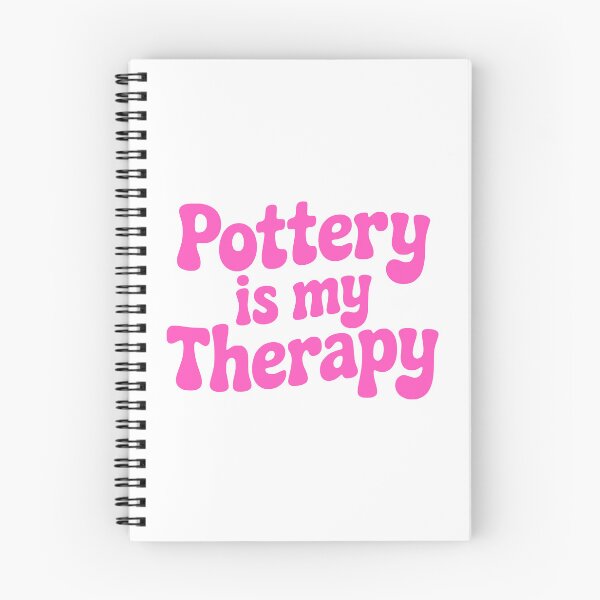 Item preview, Pottery Is My Therapy! Pink Pottery Girl designed and sold by PMCreative.