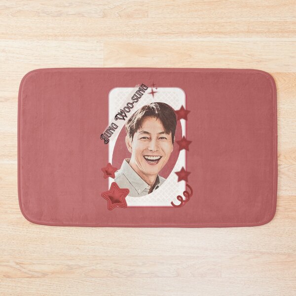 Item preview, Jung Woo-sung Korean Actor Kdrama Card Red Aesthetic Collage Design designed and sold by AJUNICE STUDIO.