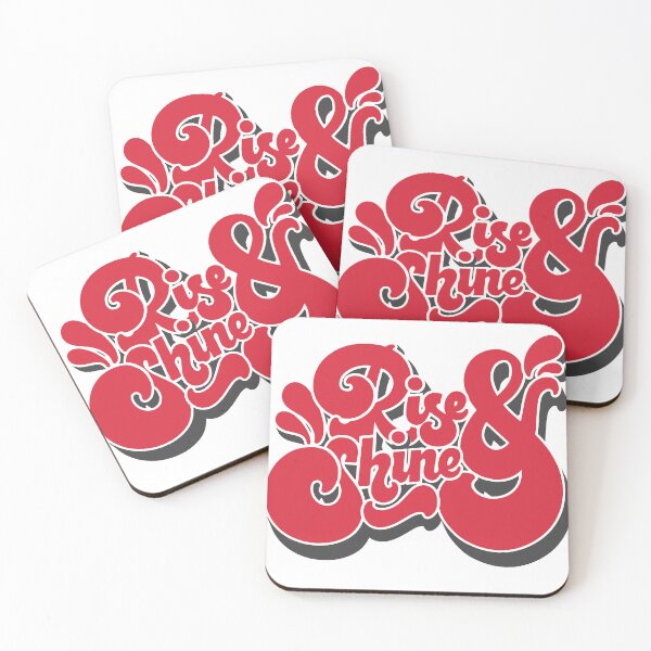 Item preview, Rise & Shine Retro Lettering designed and sold by andry01.