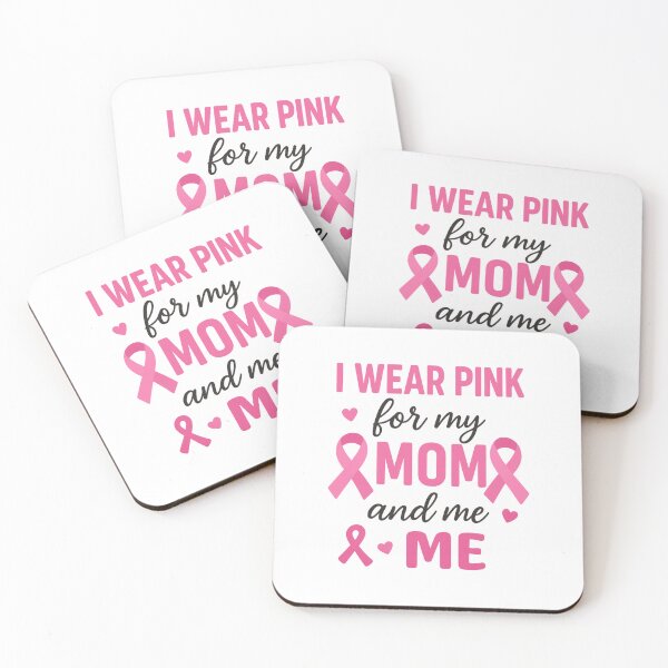 Item preview, I Wear Pink for My Mom and Me | Breast Cancer Awareness Support T-Shirt Description: designed and sold by DailyDrivesct.