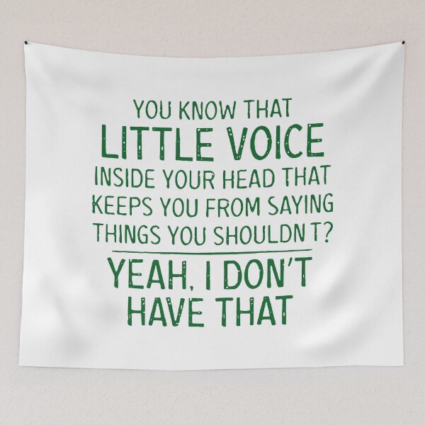 Item preview, That Little Voice designed and sold by Angry Swan Designs.