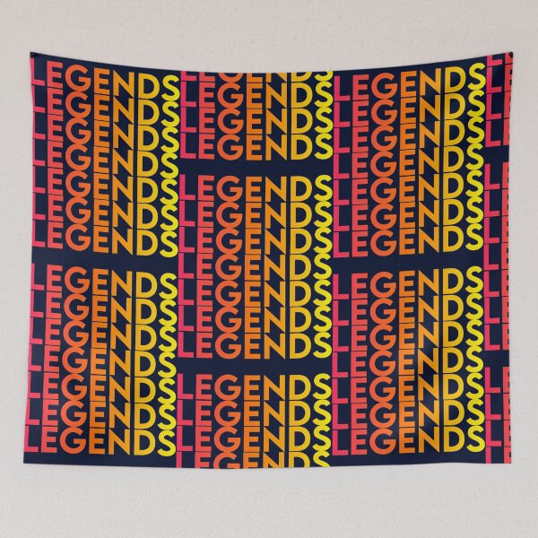 Item preview, Legends (Red, Orange, and Yellow Ombre) designed and sold by farahalethea.
