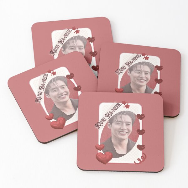 Item preview, Kang Ha-neul (강하늘) Korean Actor Kdrama Card Red Aesthetic Collage Design designed and sold by AJUNICE STUDIO.