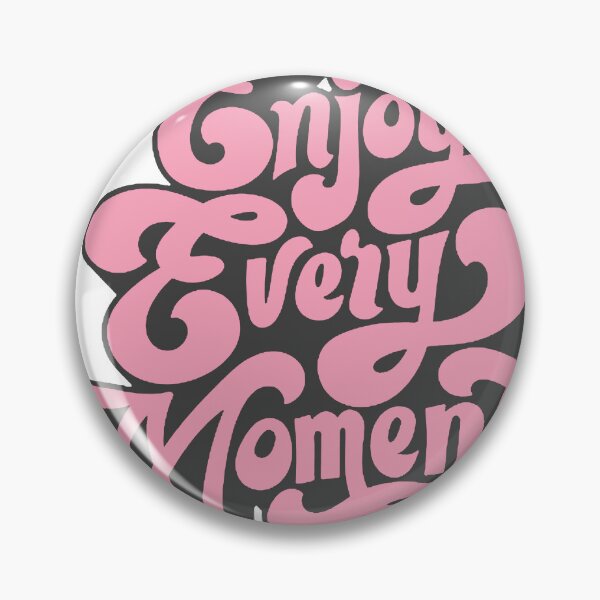 Item preview, Enjoy Every Moment Retro Lettering designed and sold by andry01.