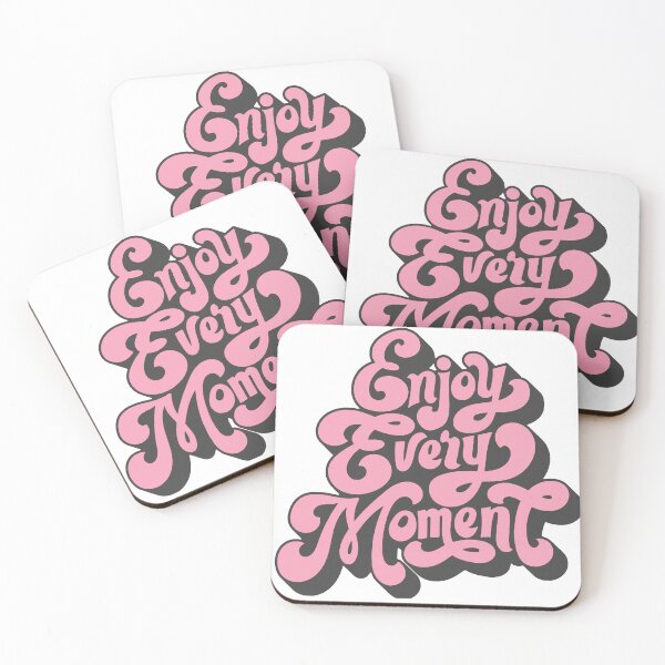 Item preview, Enjoy Every Moment Retro Lettering designed and sold by andry01.