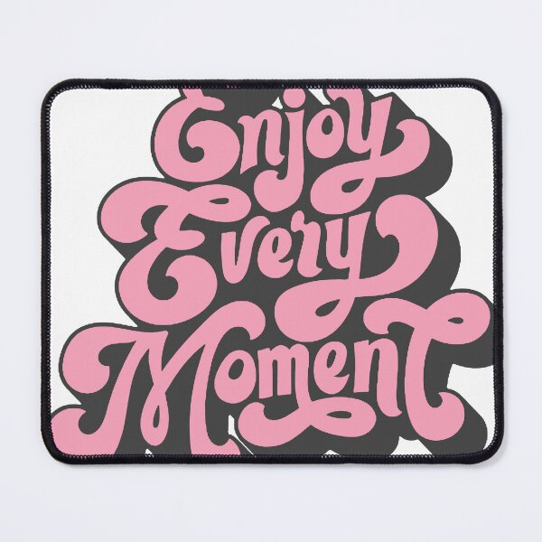 Item preview, Enjoy Every Moment Retro Lettering designed and sold by andry01.