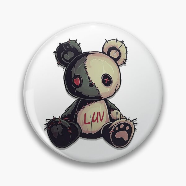 Item preview, VooDoo bear doll Cartoon Character designed and sold by blackdogshop.