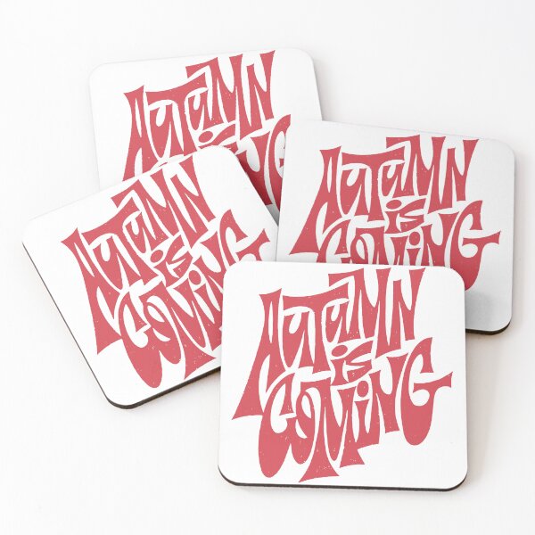 Item preview, Autumn Is Coming Retro Groovy Lettering designed and sold by andry01.