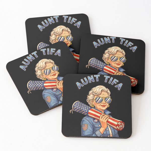 Item preview, I am Aunt Tifa American Flag Meme designed and sold by BASKF.