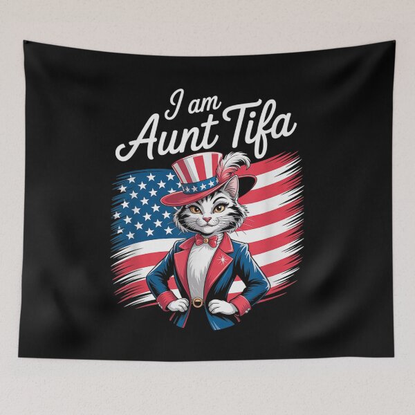 Item preview, I am Aunt Tifa Cat Meme designed and sold by BASKF.