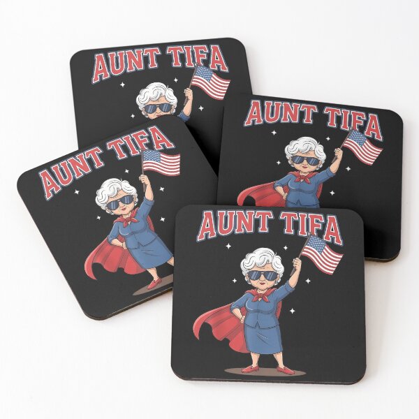 Item preview, Aunt Tifa American Flag Meme designed and sold by BASKF.