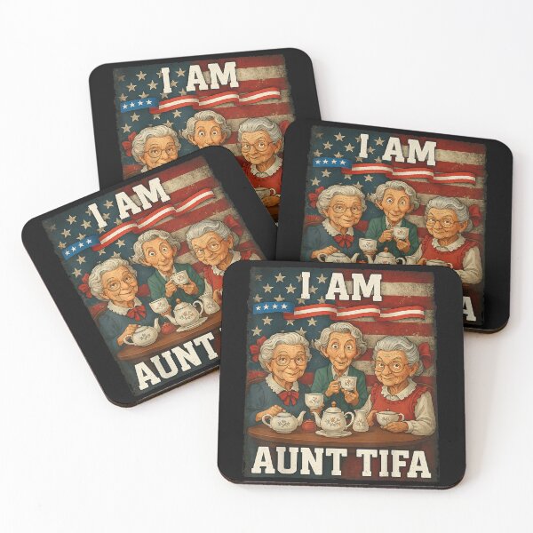 Item preview, I am Aunt Tifa American Flag Meme designed and sold by BASKF.