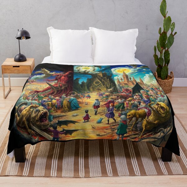 Item preview, Depiction of Hell illustration designed and sold by Vintage Designs +.