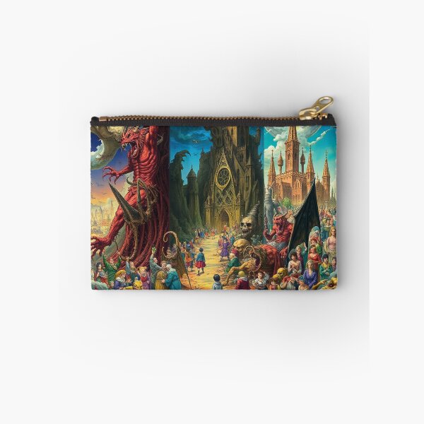 Item preview, Depiction of Hell illustration designed and sold by Vintage Designs +.