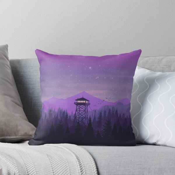 Aperçu de l'œuvre Firewatch Nighttime Art Design - 4k créée et vendue par Colxbat.