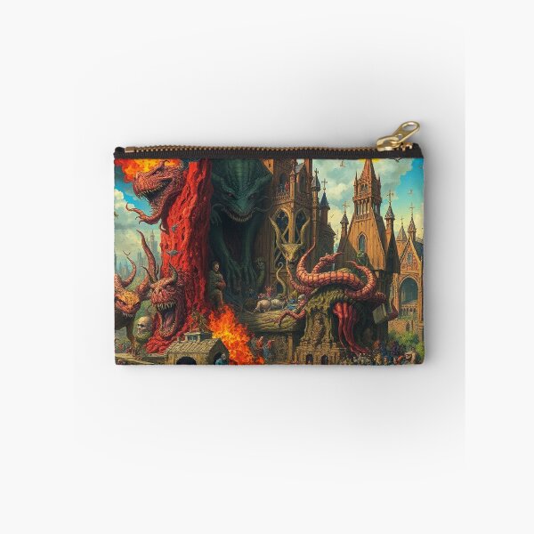 Item preview, Depiction of Hell illustration designed and sold by Vintage Designs +.