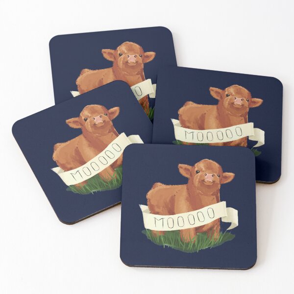 Item preview, Baby Highland Cow Water Bottle designed and sold by farahalethea.
