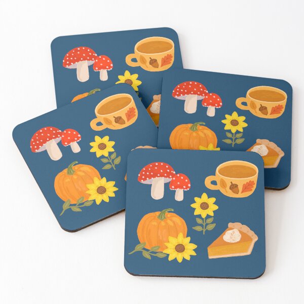 Item preview, Cozy Fall with Pumpkin and Sunflowers | Cottagecore Autumn designed and sold by Lillian C Art.