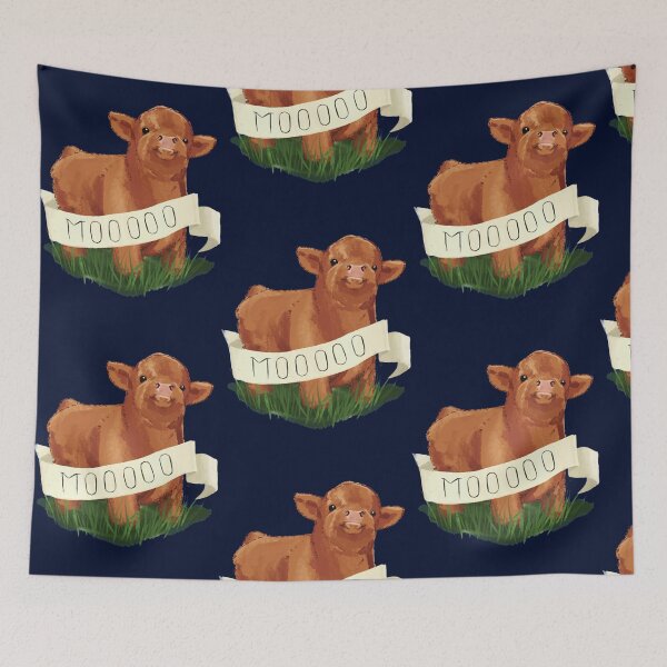 Item preview, Baby Highland Cow Water Bottle designed and sold by farahalethea.