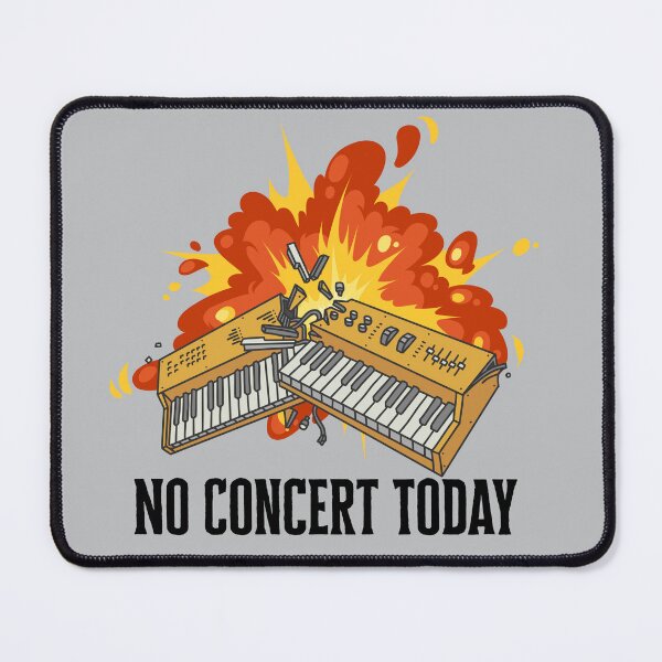 Item preview, No Concert Today T-shirt Design designed and sold by Pishpunta.