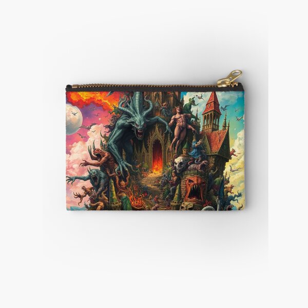 Item preview, Depiction of Hell illustration designed and sold by Vintage Designs +.