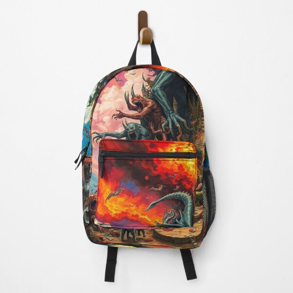 Item preview, Depiction of Hell illustration designed and sold by Vintage Designs +.