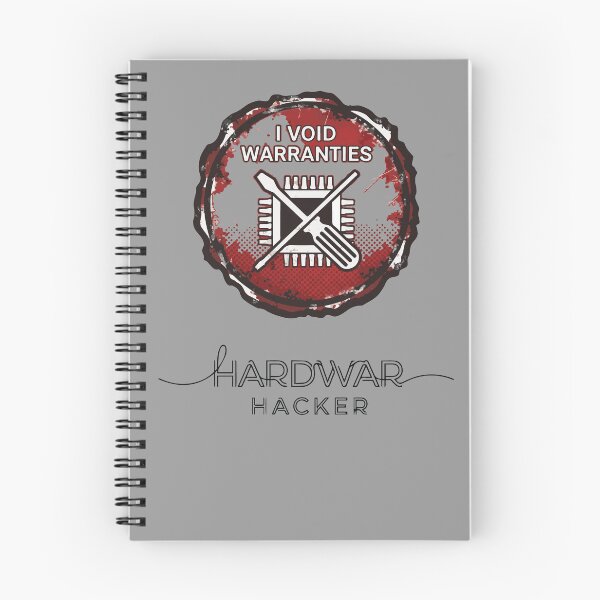 Item preview, I Void Warranties — Hardware Hacker Badge for Tech Rebels designed and sold by VenDecoArt.