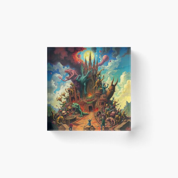 Item preview,  Depiction of Hell illustration designed and sold by Vintage Designs +.