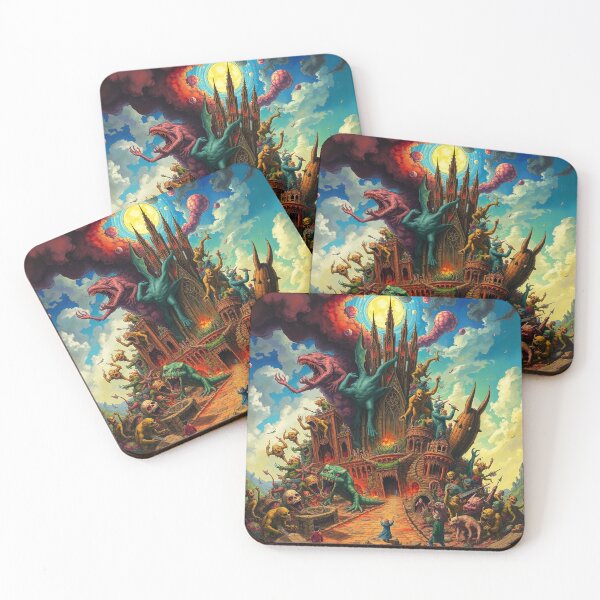 Item preview,  Depiction of Hell illustration designed and sold by Vintage Designs +.