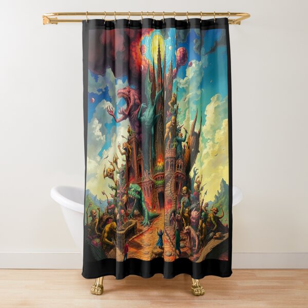 Item preview,  Depiction of Hell illustration designed and sold by Vintage Designs +.