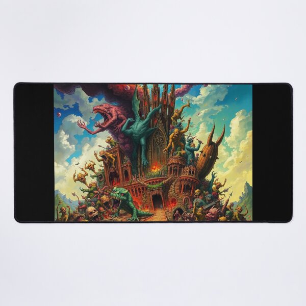 Item preview,  Depiction of Hell illustration designed and sold by Vintage Designs +.