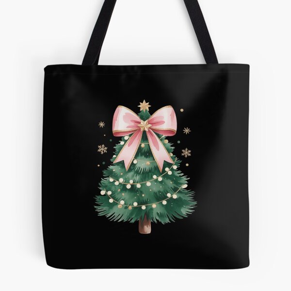 Item preview, Coquette Bow Christmas Tree Xmas Holiday Girly designed and sold by DrewLeuschke.