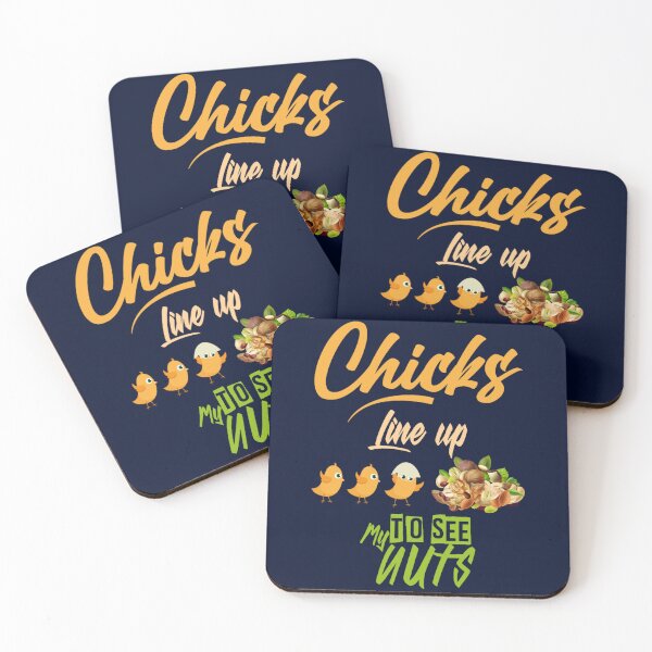 Item preview, chicks line up to see my nuts (1) designed and sold by farahalethea.