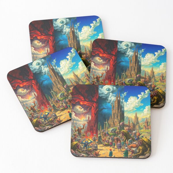 Item preview,  Depiction of Hell illustration designed and sold by Vintage Designs +.