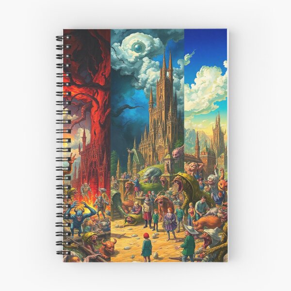 Item preview,  Depiction of Hell illustration designed and sold by Vintage Designs +.