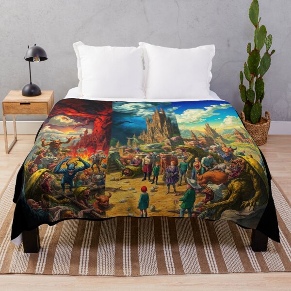 Item preview,  Depiction of Hell illustration designed and sold by Vintage Designs +.