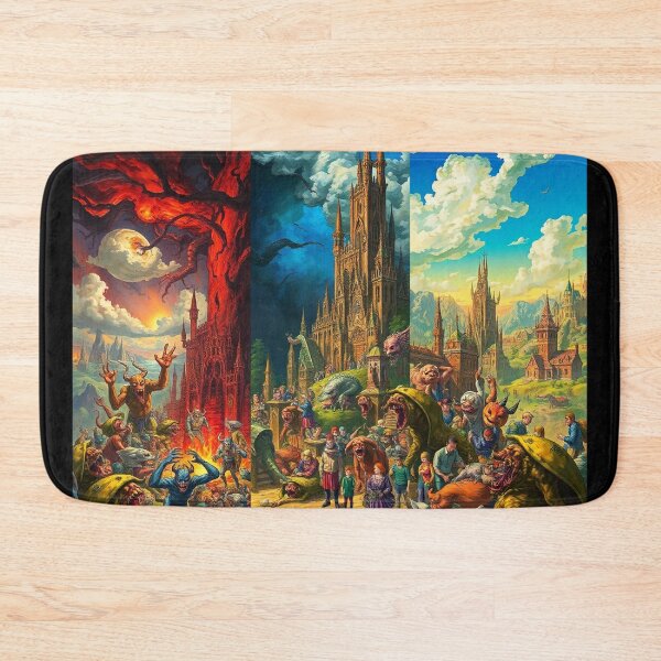 Item preview,  Depiction of Hell illustration designed and sold by Vintage Designs +.