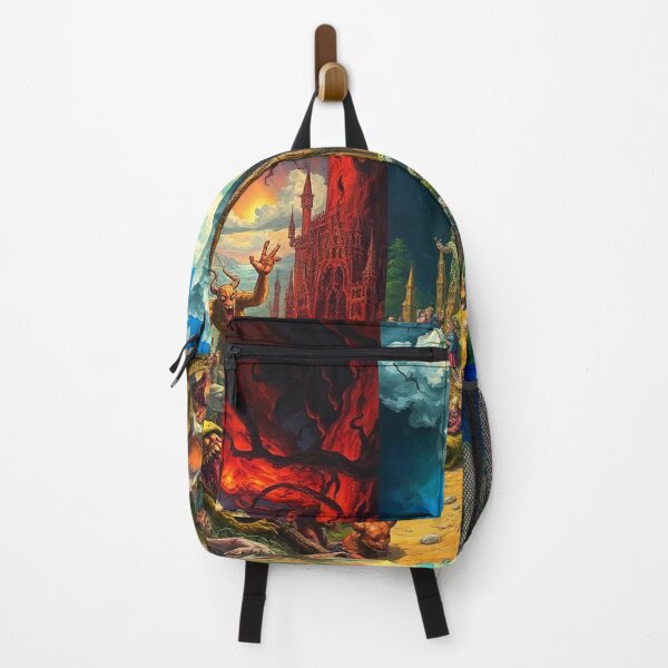 Item preview, Depiction of Hell illustration designed and sold by Vintage Designs +.