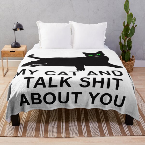 Item preview, My Cat And I Talk Shit About You designed and sold by Angry Swan Designs.