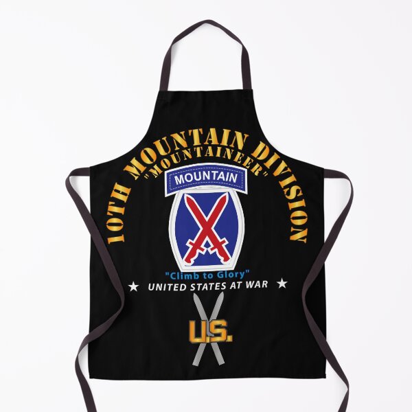 Item preview, Army - 10th Mountain Division - SSI w Ski Branch - Ribbon X 300 designed and sold by Military Insignia Products.