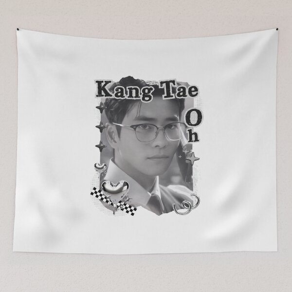 Item preview, Kang Tae-oh (강태오)  Korean Actor Kdrama Black and White Collage Digital Art Portrait designed and sold by AJUNICE STUDIO.